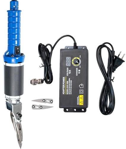 Forbici Elettriche Per Cucitura Elettrica Efficiente 200W Forbici Da Cucito Elettrica Forbici Da Intagliatore Di Tappeti Regolabili, Forbici Per Soffiare Di Potere Flessibili, Per Cucire Il Tessuto