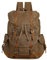 BRASS TACKS Leathercraft Mochila Hombre Lona Encerada Mochila de Viaje Mochila Escolar Vintage Durable y Resistente al Agua