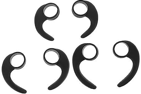 WOONEKY 6stücke Silikon Ohrbügel Haken Für Kopfhörer rutschfeste Earphone Clips Verschiedenen Für Optimalen Halt Beim Sport