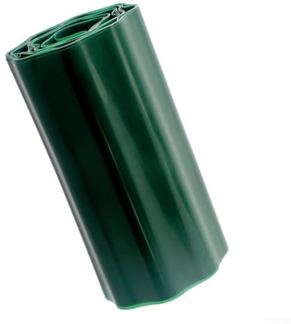 Besttoolifes Rasenkante für Garten, starke flexible Einfassung, Rolle, gewellter Kunststoff, Weg, Pflanze, Blumenbeet, Umrandung für Landschaftsbau, Rasen, Terrasse, Weg (40 cm)