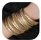 WATEFOER Gold Armreif Armbänder Set für Damen Boho Mehrschichtige Stapelbar Strukturierte Armbänder Indische Chunky Armreif Armband (C-Gold 19pcs)