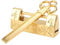 Decorative Vintage Lock and Key, Antique Chinese Padlock Lock, Mini Antique Retro Magpie Flowers Combination Lock for Wooden Box Furniture Cabinets Chest (Magpie Gold)