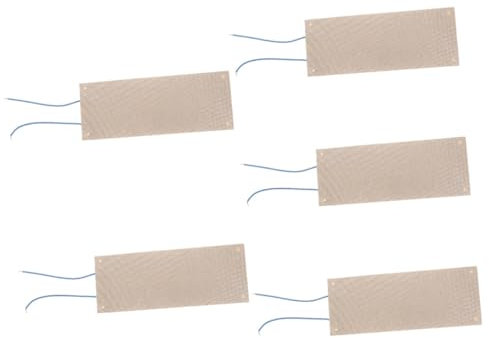 Cabilock Piastra Scaldavivande in Plastica da 5 Pezzi per Buffet Piastra Riscaldante in Metallo per Scaldavivande