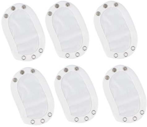 Anseom 6 Pezzi Allunga Body Neonato Prolunga Body Neonato Utility Pannolino Prolunga Romper Extender Baby Estensori per Body Neonati Regolabili Cotone Universale Extender body neonato