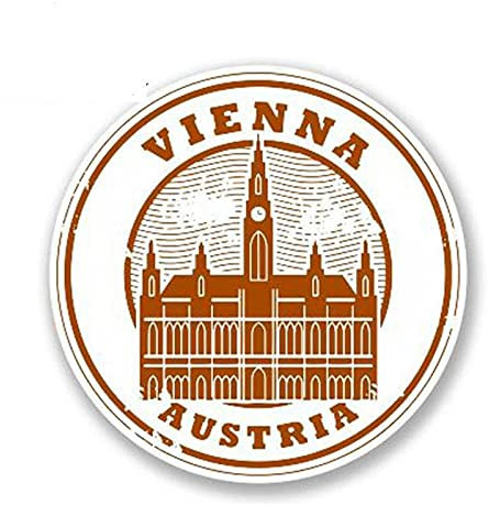 13 cm x 13 cm Auto Styling Wien Österreich Aufkleber Vinyl Auto Aufkleber für Windows Bumper Laptop