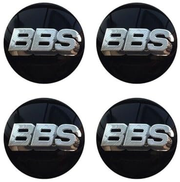 4 Stück Auto Nabendeckel Aufkleber, Radnabenabdeckung-Logo für BBS 56MM, Nabenkappen Abzeichen Sticker, Felgen Aufkleber,G
