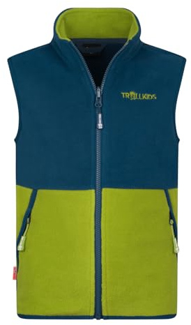 Trollkids Kids Kjerag Vest 140, pear green