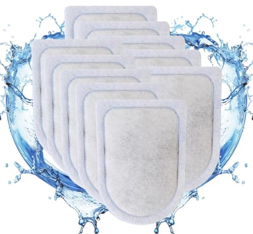 Yoolight 10er Set Carbon Filter Patronen für Tetra EasyCrystal Filter Pack C600, 10 Pack (Blau)