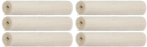 Brandsseller Antirutschmatte 150x30 cm – rutschfeste Matte für Auto, Kofferraum, Küche & Haushalt – Zuschneidbar, PVC & Polyester, vielseitige Unterlage, rutschhemmend & pflegeleicht 6er Set Creme