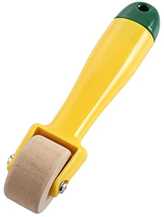 Quilt-Nahtroller, Nähnahtrolle, Rolle und Presse, Holznahtroller zum Nähen, Quilten, Stoff, Druck, Tapeten, Lederhandwerk (Holz)