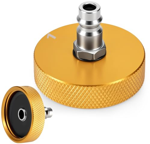Ghekkli Adapter für Bremsflüssigkeitsbehälter mit Euro-Anschluss, korrosionsbeständig, kompatibel mit Mercedes, BMW, Audi, VW, Skoda, Volvo, für Land Rover, Jaguar, Porsche, Chevrolet, Ford