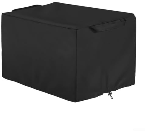Schutzhülle für Wärmepresse 57x45x42cm 210D Oxford Stoff Staubabweisend mit Kordelzug für Heißpressmaschine Abdeckung(black)