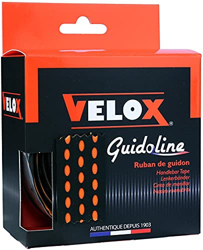 Velox Bi-Colour Lenkerband, schwarz/orange, Einheitsgröße