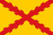 Durabol Bandera de Tercios Morados Viejos Cruz de Borgoña 150 x 90 cm Satén
