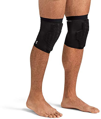 Under Armour Pro Hex Padded Knee Sleeves for Football, Basketball, Volleyball and More, Youth & Adult Sizes, Sold as Pair