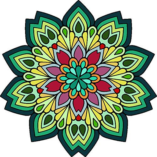 Diamond Painting Notizbuch DIY 5D Special Shape Strass Bücher, ABEUTY Mandala, Teilbohrer Kristall Diamant Kunst Kits Mandala 5