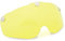 Bike Helmet Goggles Visor Shield, Removable/Detachable Magnetic Visor Goggles Shield Yellow for Cycling Helmet in Model BC-069