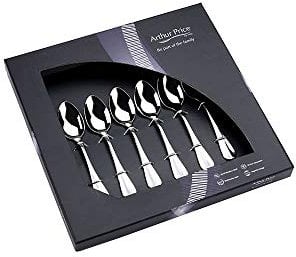 Arthur Price Baguette - Box of 6 Tea Spoons