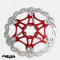 Newgoal Fahrradscheibenbremse Disc203mm, Fahrradbremsscheibe Mountainbike Schwimmende Bremse Disc Center Lock Fahrradzubehör（Rot）