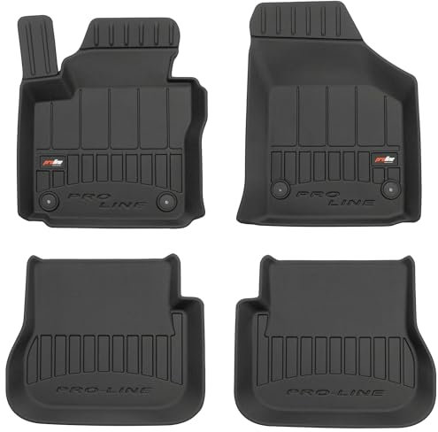 MOTOS Gummimatten Auto Fussmatte passend für Volkswagen Caddy III 2003-2020 Verbessern Sie Ihren Reisekomfort mit Antirutschmatte Auto 3D- Allwetter fußmatten Auto, Schutz vor Verschmutzung