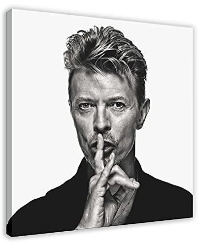 LINYUYI David Bowie 22 Leinwand-Poster, Wandkunst, Dekoration, Druck, Bild, Gemälde für Wohnzimmer, Schlafzimmer, Dekorationsrahmen: 30 x 30 cm