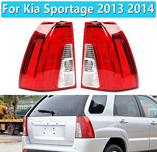 CarWorld rücklicht Für Kia Sportage 2013 2014, Auto Rotes Rücklicht Hinten Rücklicht Blinker Bremsstopp Stoßstange