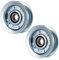 Dibanyou Flat Idler Pulley Replace for John Deere GY20067 GY22172,fit for John Deere L120 L130 145 155C LA105 LA110 D110 42 48 Mower Deck,2 Pack