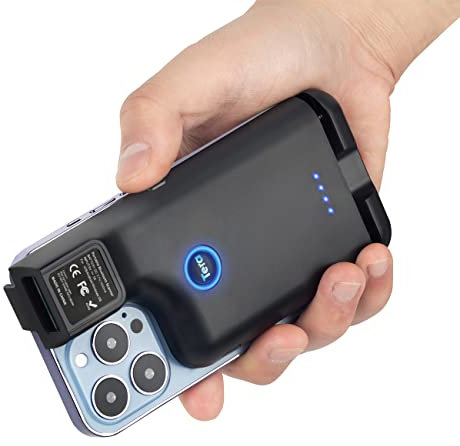 Tera Scanner di Codici a Barre Portatile con Clip Posteriore Wireless con Bluetooth Lettore di Codici a Barre 1D 2D e QR con Scansione di Immagini per Smartphone Compatibile con Android e iOS - 0013