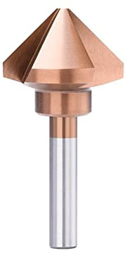 DOUZLE 1 Stück 4,5–50 mm Senkbohrer, 3 Flöten-Fasenschneider, 90 Grad, Titanbeschichtung, Hochgeschwindigkeitsstahl, Senker, Bohrer, Holz, Metall, Lochschneider (Color : 30mm)