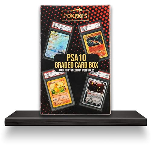 Pokibo's® PSA 10 Graded Card Box - Jede Box enthält x PSA10 Karte - DE/EN/JP - Originale Karten