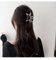 fdsmall Mollette per capelli in metallo a forma di stella argentata, per capelli spessi e pesanti, forte tenuta, fermagli per capelli a forma di stella (Silver)