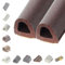 BRESKO 6-100 m Fensterdichtung Selbstklebend Dichtung Gummidichtung Epdm Türdichtung Dichtband Gummi Fenster Profil Abdichtung Dichtungsprofil (D - 12x10 mm - braun, 2 x 5 m (10 m))