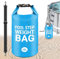 HolyMaji Pool Ladder Weights, 500D PVC Universal Above Ground Pool Step Weights, 10L Heavy-Duty Swimming Dry Bag, Foldable Waterproof, Easy Fill Sand Bag - Blue