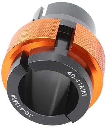 Ronyme Motorcycle Fork Seal Driver Protector Accessories Replaces Sturdy Assembly Professional Motorcycle Parts Fork Seal Bushing, Orange 40mm to 41mm