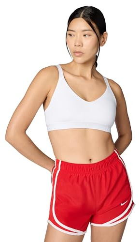 Nike Sport-BH Indy Medium Support Verstellbarer Sport-BH Mit Polstern Für Damen, White, FD1065-100, 2XS
