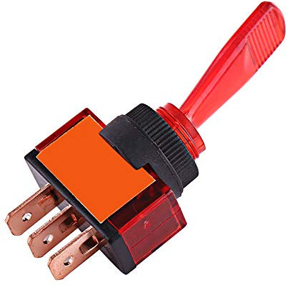 Paquete de 4 Interruptores Basculantes LED de 12 V, 20 A, 3 Pines para Coches, Camiones, Barcos, Funcionalidad de Fácil Encendido y Apagado,Cuidado y peinado del cabello