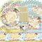 Juego de 61 piezas de vajilla temática de té, vajilla de fiesta de Alicia, accesorios para decoración de fiesta para niñas, juego de decoración de fiesta de princesa, para 20 personas