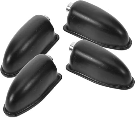 GREENADSCAPE Drum Kit Zubehör 4 Stücke Snare Drum Spannböckchen Ersatz Form Montieren Lug Schwarz Finish