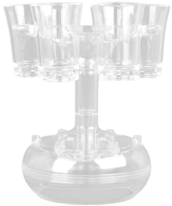 Weinspender aus Acryl in Glasoptik, Spender und Shotglashalter –
