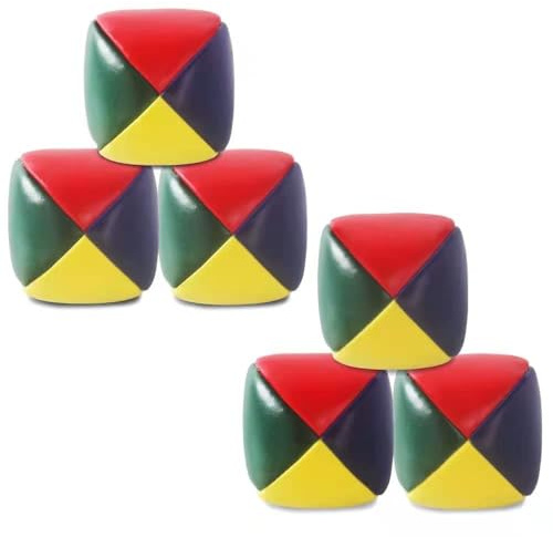 ZYWQ Juggling Balls, 6 Pack Soft Juggling Balls for Beginners Juggle Balls Bulk Set for Juggler, Kids and Adults