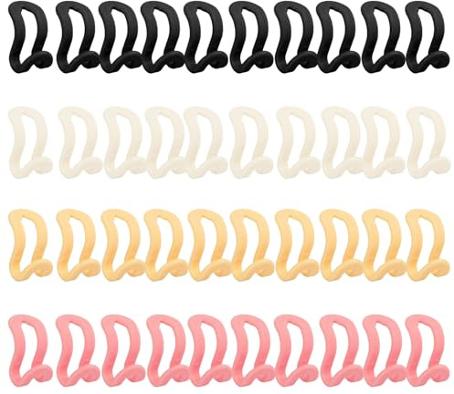 40 Pcs Ganchos Conectores para Perchas de Ropa, Mini plástico Organizador de Perchas para Armario, Gancho de Conexión para Ahorrar Espacio, Clothes Hanger Hooks