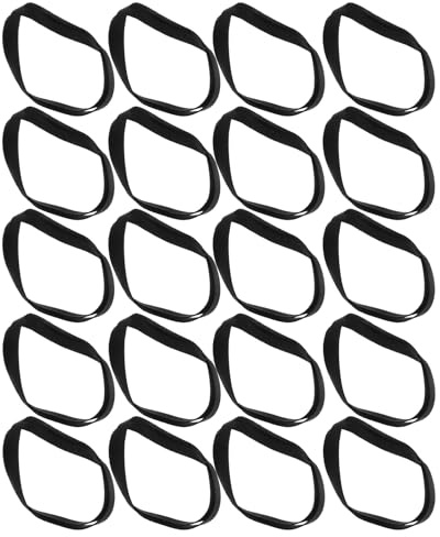 MOLUCKFU 90pcs Flat Rubber Drive Belts for Cassette Tape Player Mix Cassette Recorder Repair Parts Replacement Pads