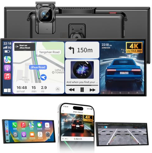 11,5 Zoll für Apple Carplay Display & Android Auto Display Rückfahrkamera