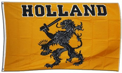 Fahne/Flagge Holland Oranje + gratis Sticker, Flaggenfritze®