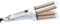 YONAIL 3 Barrel Curling Iron, Beach Wave Hair Curler, Triple Barrel Curling Tongs, Ceramic Curling Wand for Long Hair, LCD Temp Big Wave Curler with UK Plug (White)