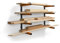 Bora Portamate PBR-0410 Holz-Organizer und Holzaufbewahrung, Metallregal mit 4 Ebenen, Wandhalterung, für den Innen- und Außenbereich geeignet