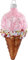 MAGIC Christbaumschmuck Weihnachtskugeln Figuren Glas mundgeblasen Weihnachtskugeln Weihnachtsschmuck Baumkugeln Baumschmuck Auswahl: Eistüte 11.5cm