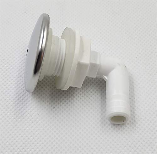 Sankuai 1pc Vasca da Bagno Spa in Acciaio Inox Collegamento a Getto d'Aria, ugello soffiatore Vasca idromassaggio 60-15