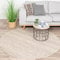 FRAAI | Home & Living Wollteppich Rund - Feline Weiß Wolle - Flachgewebe - Einfarbig - Modern, Skandinavisch - Wohnzimmer, Esszimmer, Schlafzimmer - Carpet