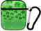 Airpods-Hülle Grüner Glitzer Sparkle Irish Shamrock Klee Airpod Hard Case Cover Kopfhörerhüllen Für Apple Airpods1 Airpods2